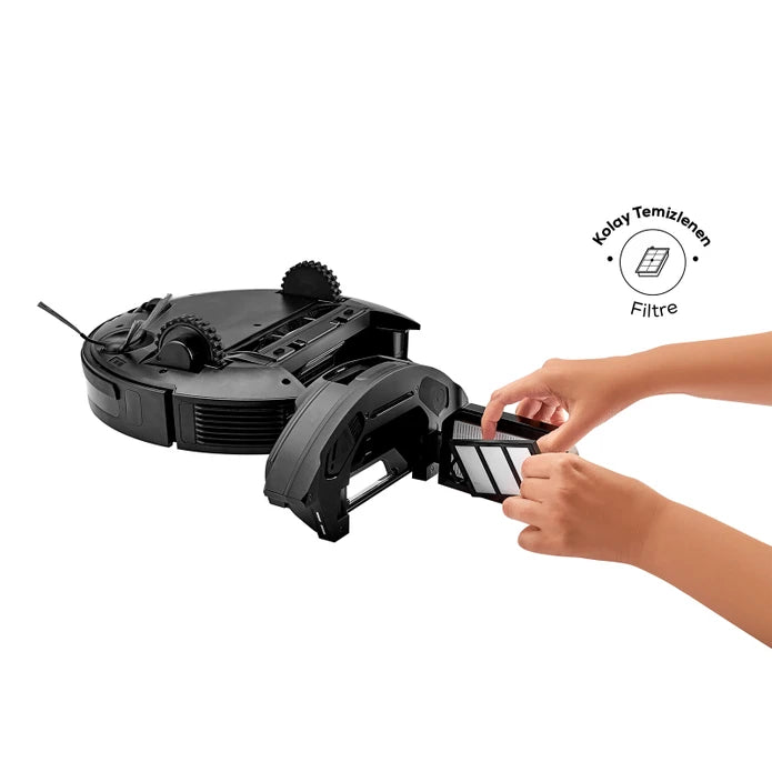 Karaca Vantuz Off-Road Rs007 2 In 1 Mop And Vacuum Robot Vacuum Cleaner 153.03.08.2891 -  Kitchen Appliances - ebarza Furniture UAE | Shop Modern Furniture in Abu Dhabi & Dubai - مفروشات ايبازرا في الامارات | تسوق اثاث عصري وديكورات مميزة في دبي وابوظبي