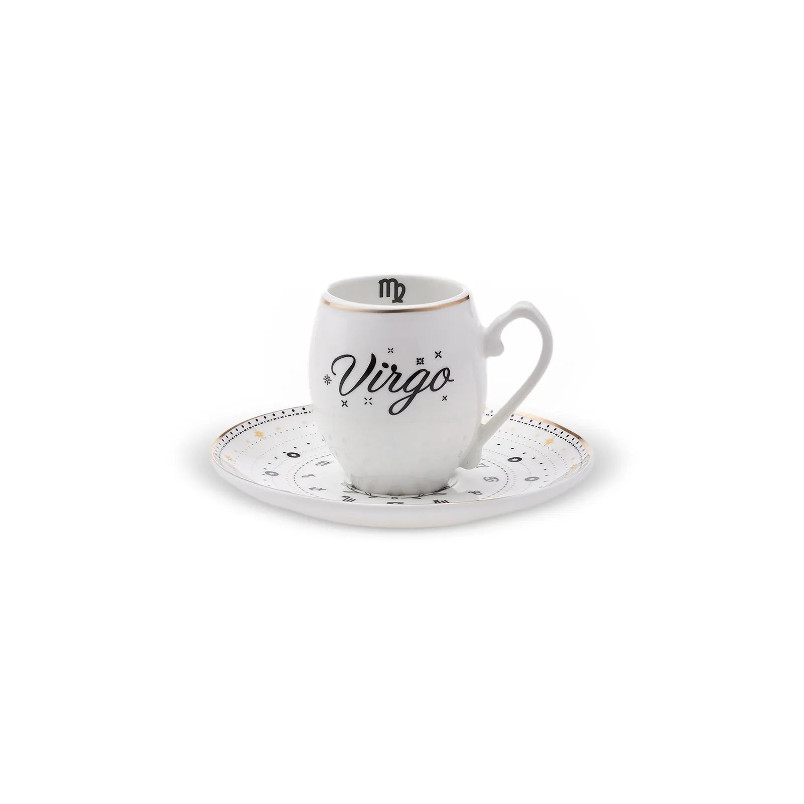Karaca Virgo Coffee Cup 90 Ml 153.03.06.6905 -  Coffee Sets - ebarza Furniture UAE | Shop Modern Furniture in Abu Dhabi & Dubai - مفروشات ايبازرا في الامارات | تسوق اثاث عصري وديكورات مميزة في دبي وابوظبي
