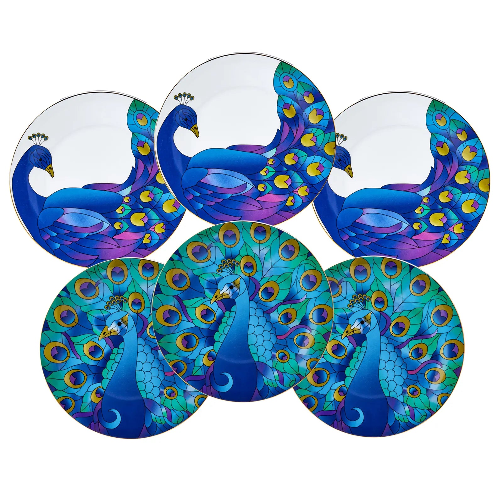 Karaca X Çırağan Palace Shop Cake Set For 6 Persons 153.03.06.7552 -  Cake Sets - ebarza Furniture UAE | Shop Modern Furniture in Abu Dhabi & Dubai - مفروشات ايبازرا في الامارات | تسوق اثاث عصري وديكورات مميزة في دبي وابوظبي