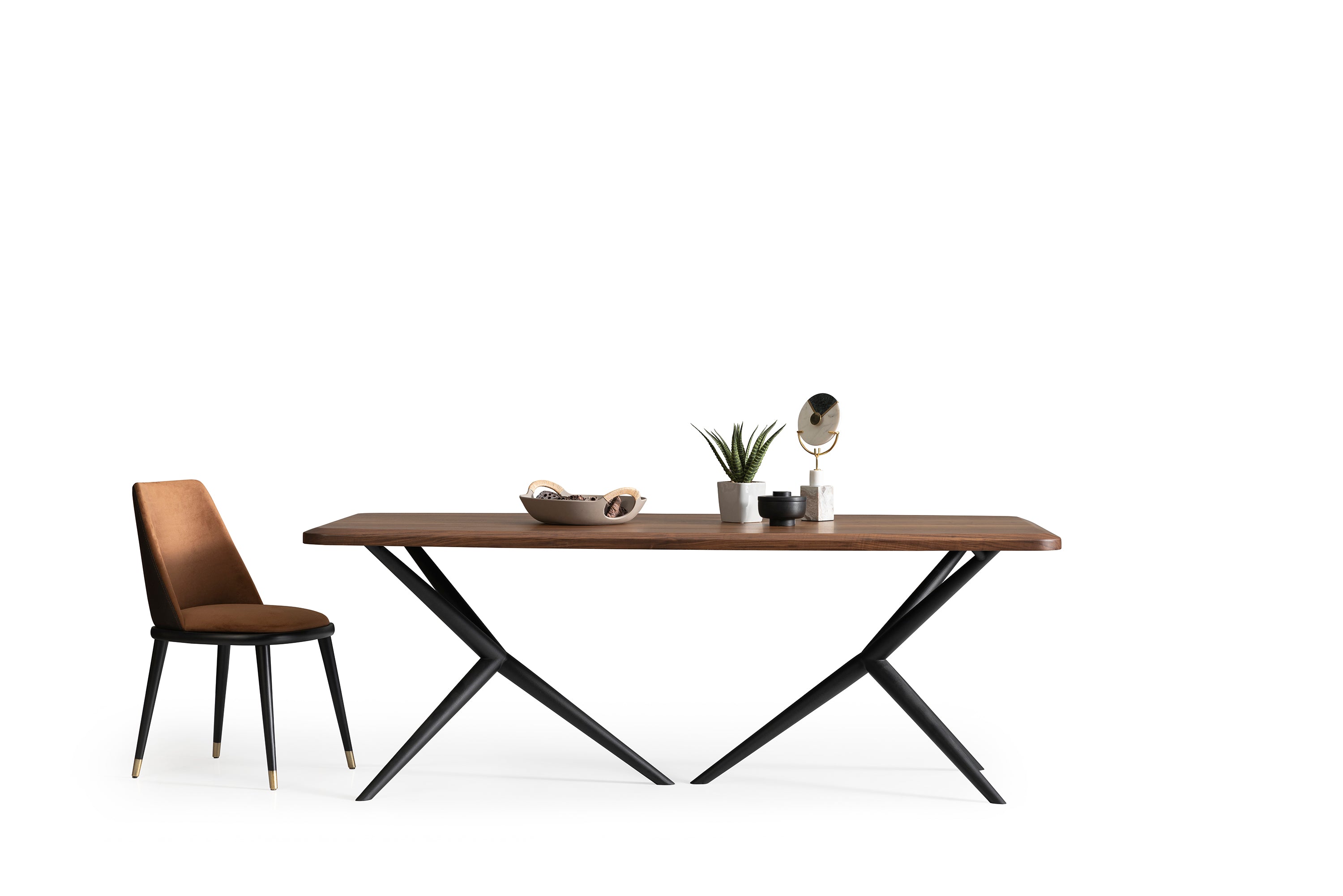Layla Dining Table Lyla-Dt -  Dining Tables - ebarza Furniture UAE | Shop Modern Furniture in Abu Dhabi & Dubai - مفروشات ايبازرا في الامارات | تسوق اثاث عصري وديكورات مميزة في دبي وابوظبي