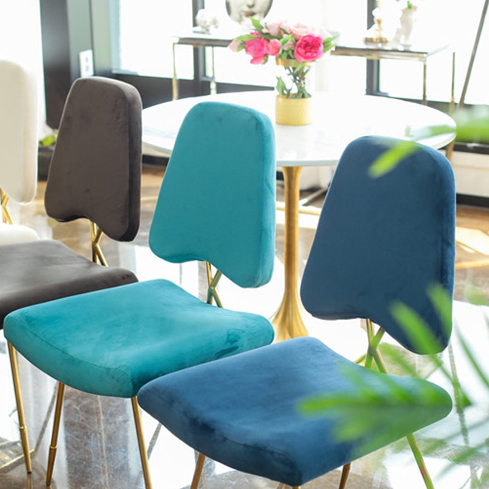 Velletri Cross  Dinning Chair Tg-185 -  Chairs - ebarza Furniture UAE | Shop Modern Furniture in Abu Dhabi & Dubai - مفروشات ايبازرا في الامارات | تسوق اثاث عصري وديكورات مميزة في دبي وابوظبي