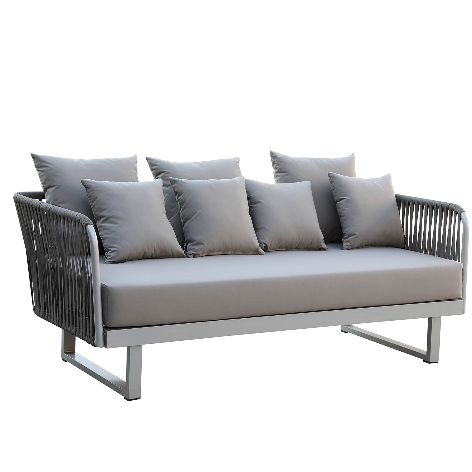 Lyon 3 Seater Outdoor Sofa 20810901 -  Outdoor Sofas - ebarza Furniture UAE | Shop Modern Furniture in Abu Dhabi & Dubai - مفروشات ايبازرا في الامارات | تسوق اثاث عصري وديكورات مميزة في دبي وابوظبي