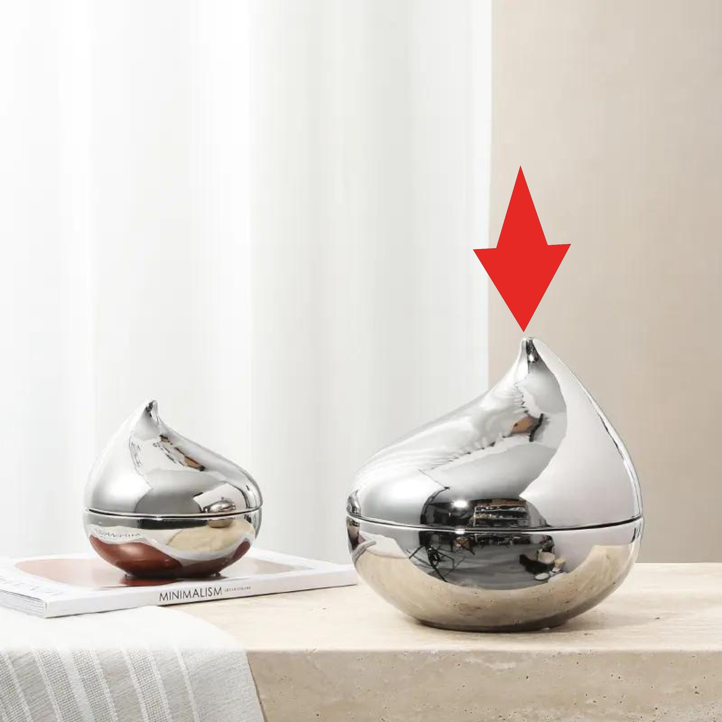 Silver Bird Decoration Jar-A Fa-D21073A -  Vases - ebarza Furniture UAE | Shop Modern Furniture in Abu Dhabi & Dubai - مفروشات ايبازرا في الامارات | تسوق اثاث عصري وديكورات مميزة في دبي وابوظبي